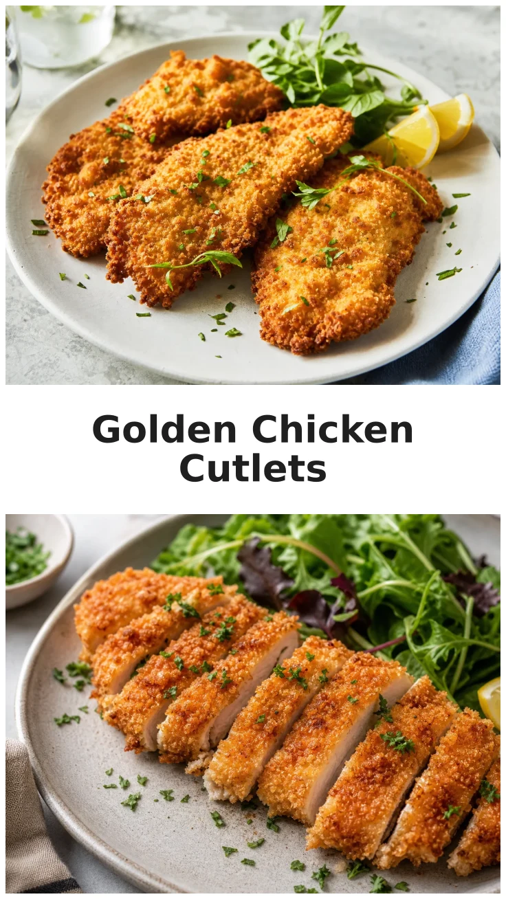 Crispy Golden Chicken Cutlets In Air Fryer Recipe Crispy Golden Chicken Cutlets In Air Fryer Recipe