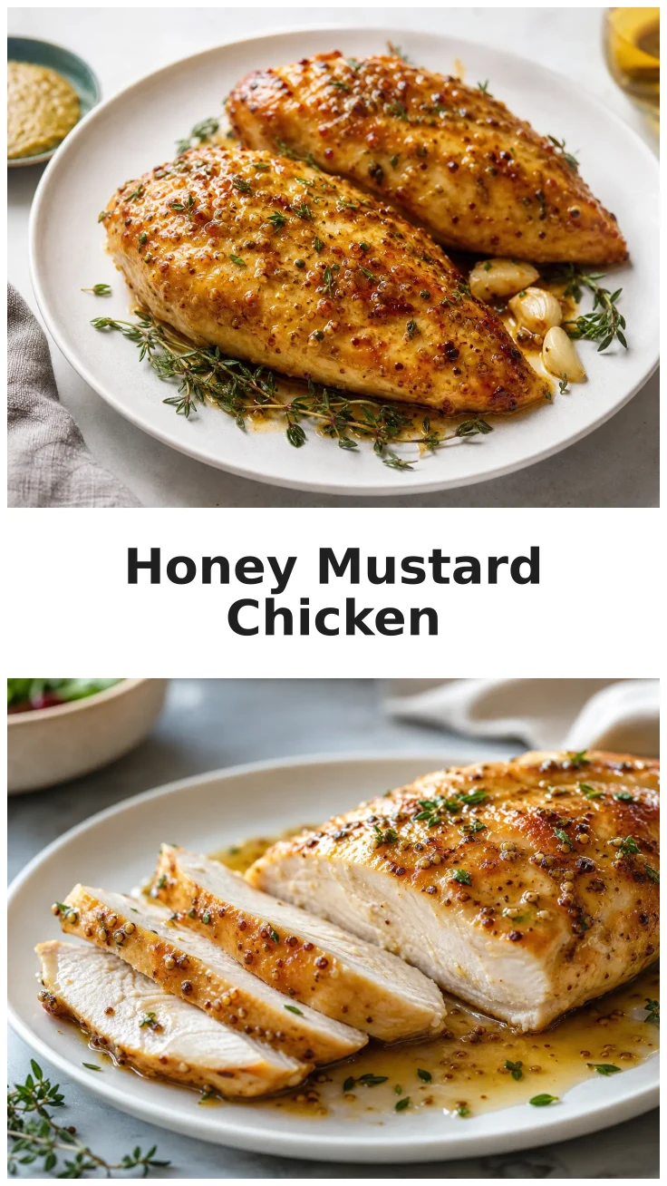 Juicy Oven Honey Mustard Chicken Breast Recipe Juicy Oven Honey Mustard Chicken Breast Recipe