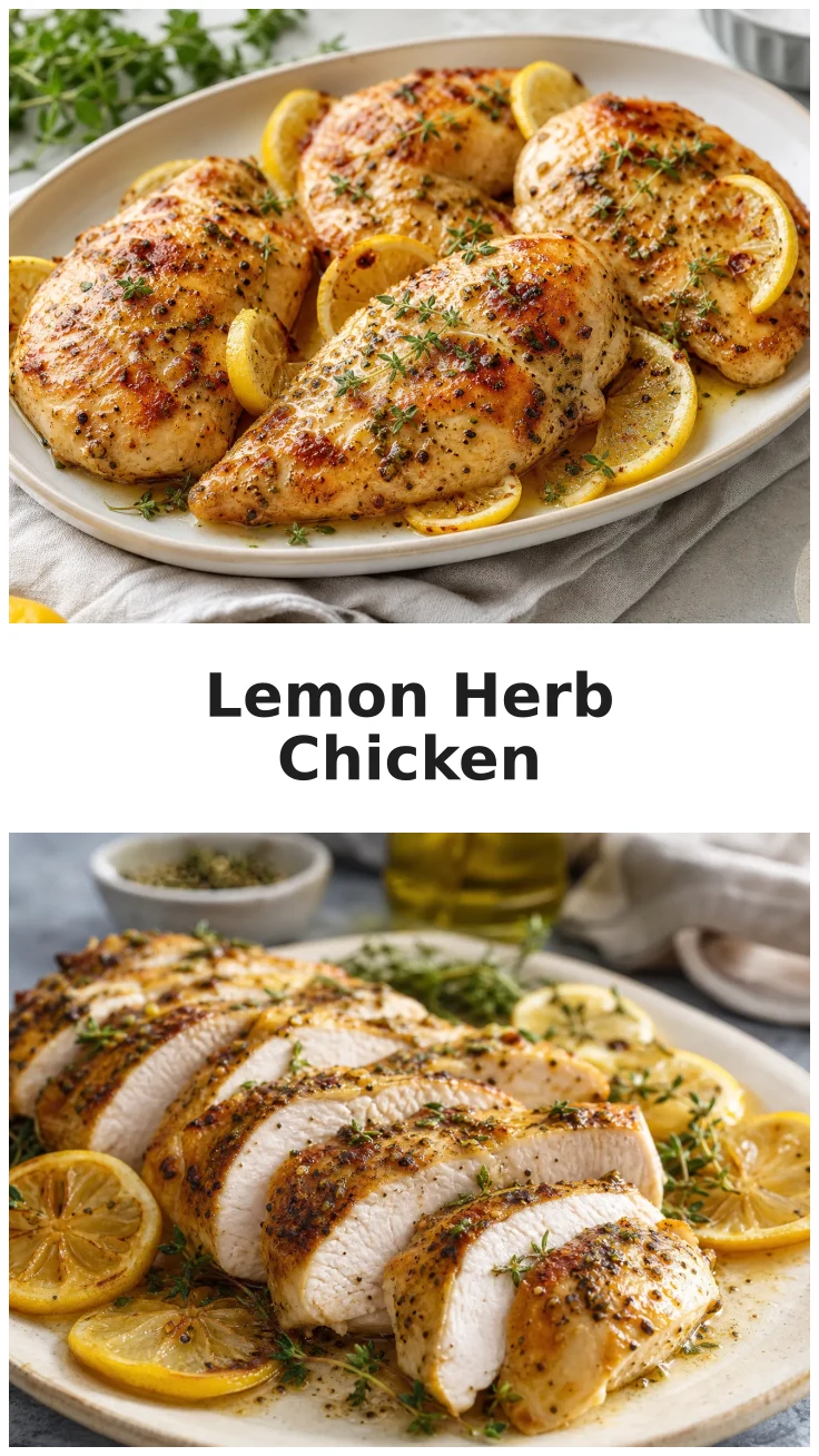 Juicy Oven Lemon Herb Chicken Breast Recipe for Dinner Juicy Oven Lemon Herb Chicken Breast Recipe for Dinner