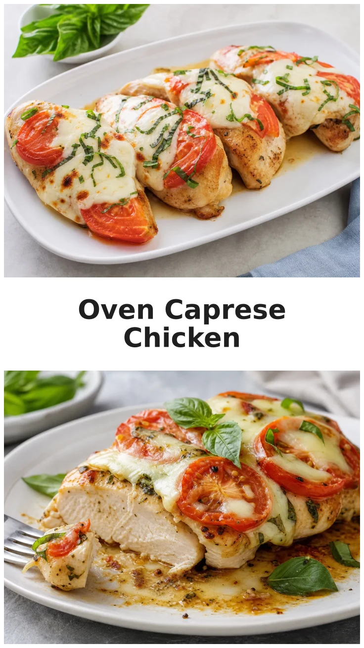 Colorful Oven Caprese Chicken for a Delightful Dinner Colorful Oven Caprese Chicken for a Delightful Dinner