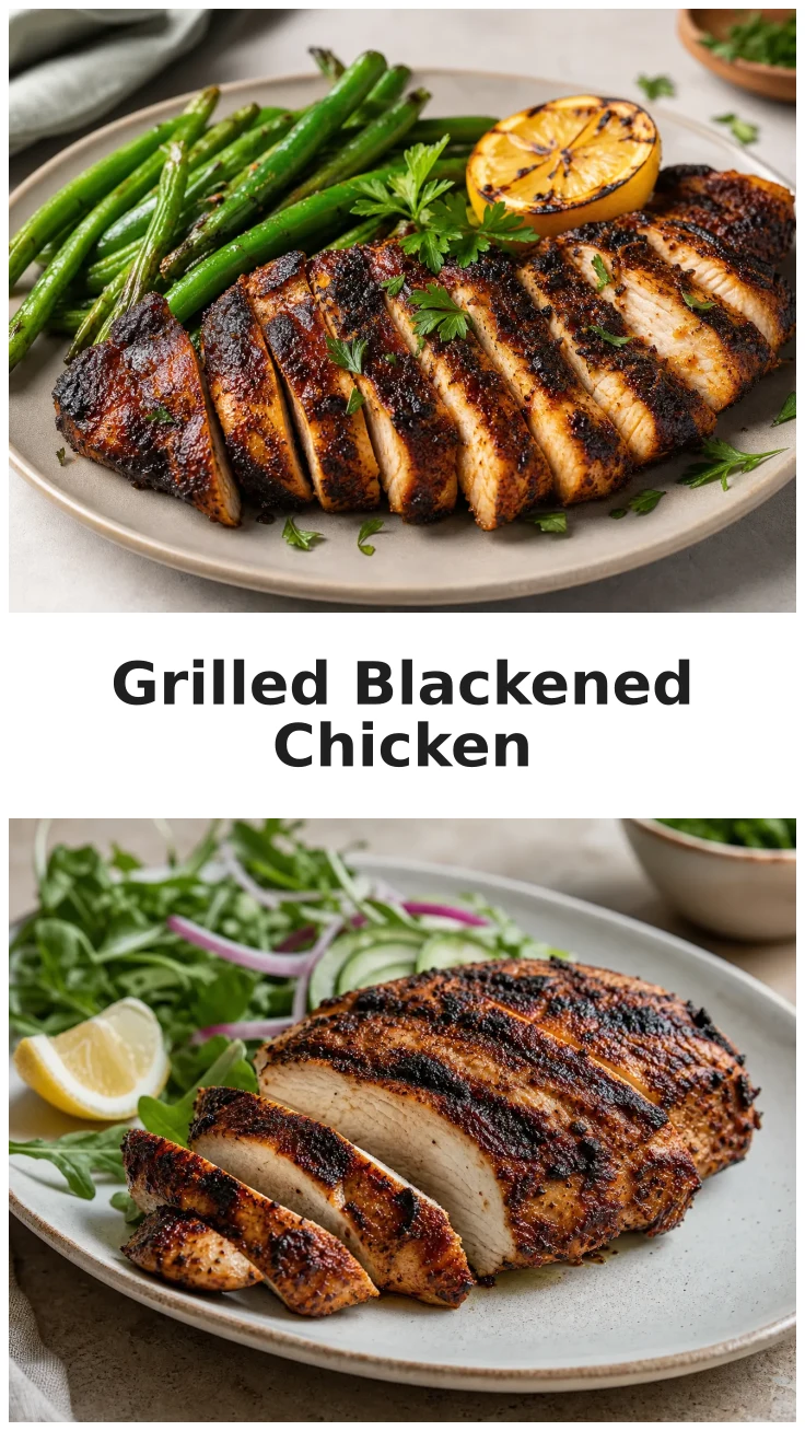 Juicy Grilled Blackened Chicken Breast Recipe for Summer BBQs Juicy Grilled Blackened Chicken Breast Recipe for Summer BBQs