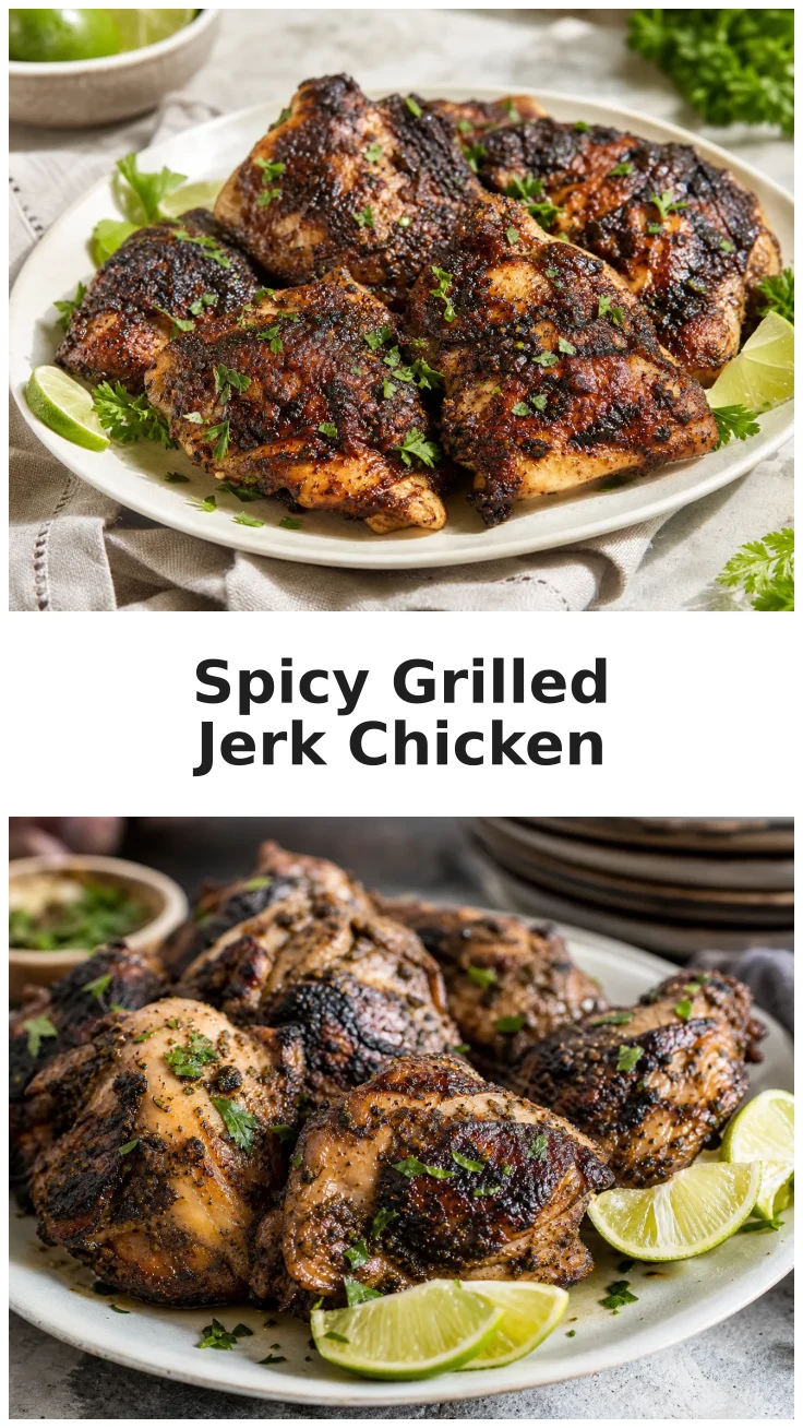 Delicious Spicy Grilled Jerk Chicken Thighs Recipe Delicious Spicy Grilled Jerk Chicken Thighs Recipe