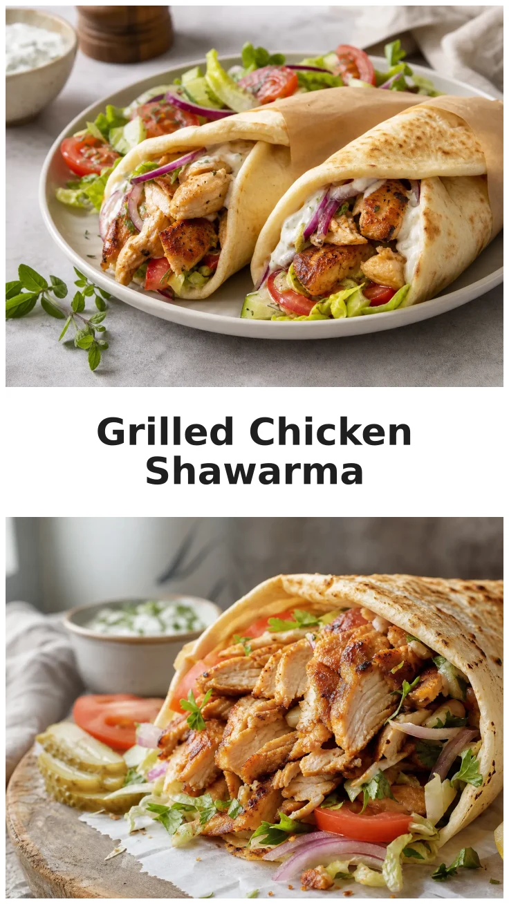 Golden Grilled Chicken Shawarma Recipe for Flavorful Meals Golden Grilled Chicken Shawarma Recipe for Flavorful Meals