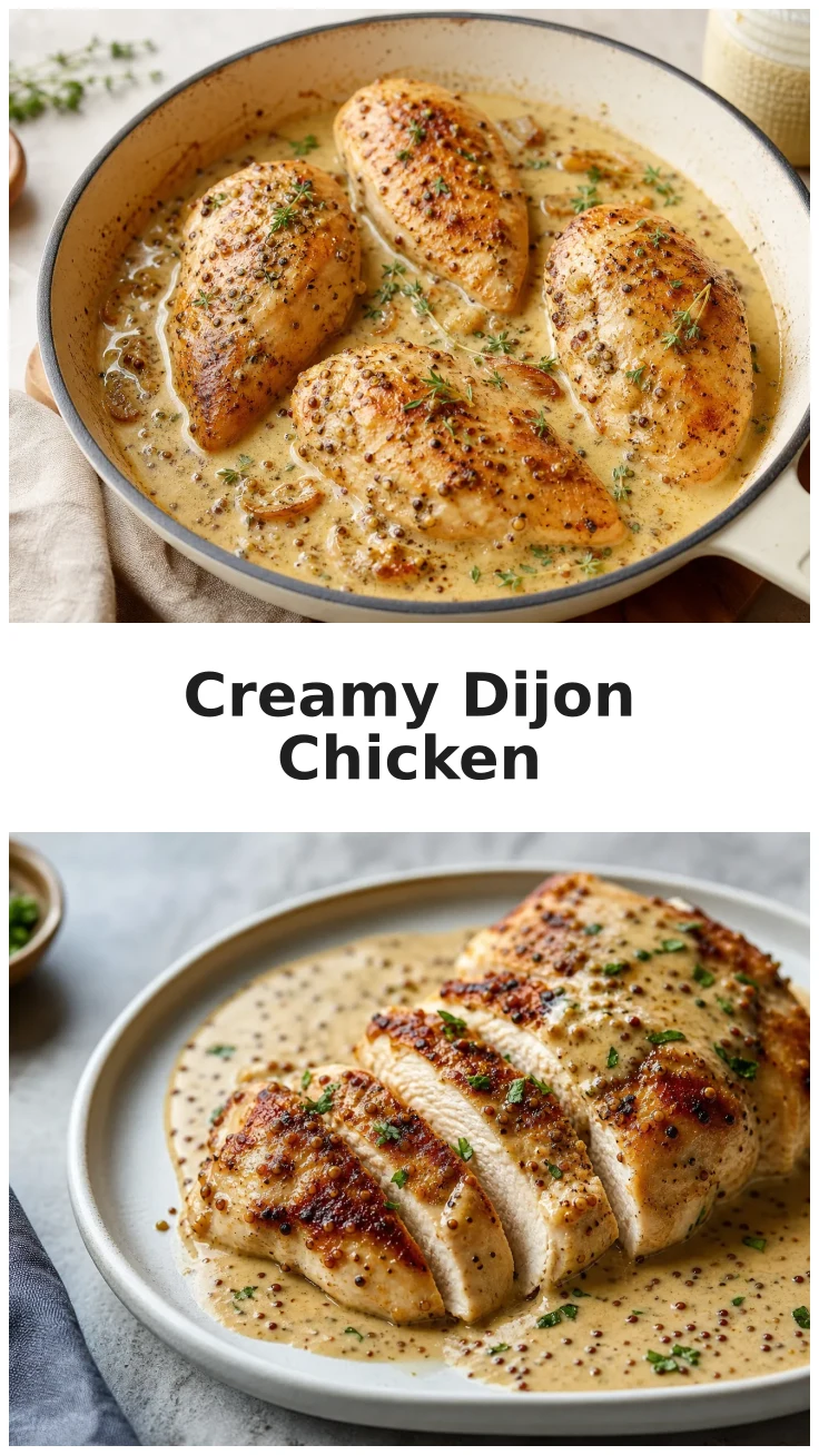 Creamy Skillet Dijon Chicken Recipe for Easy Weeknight Dinners Creamy Skillet Dijon Chicken Recipe for Easy Weeknight Dinners