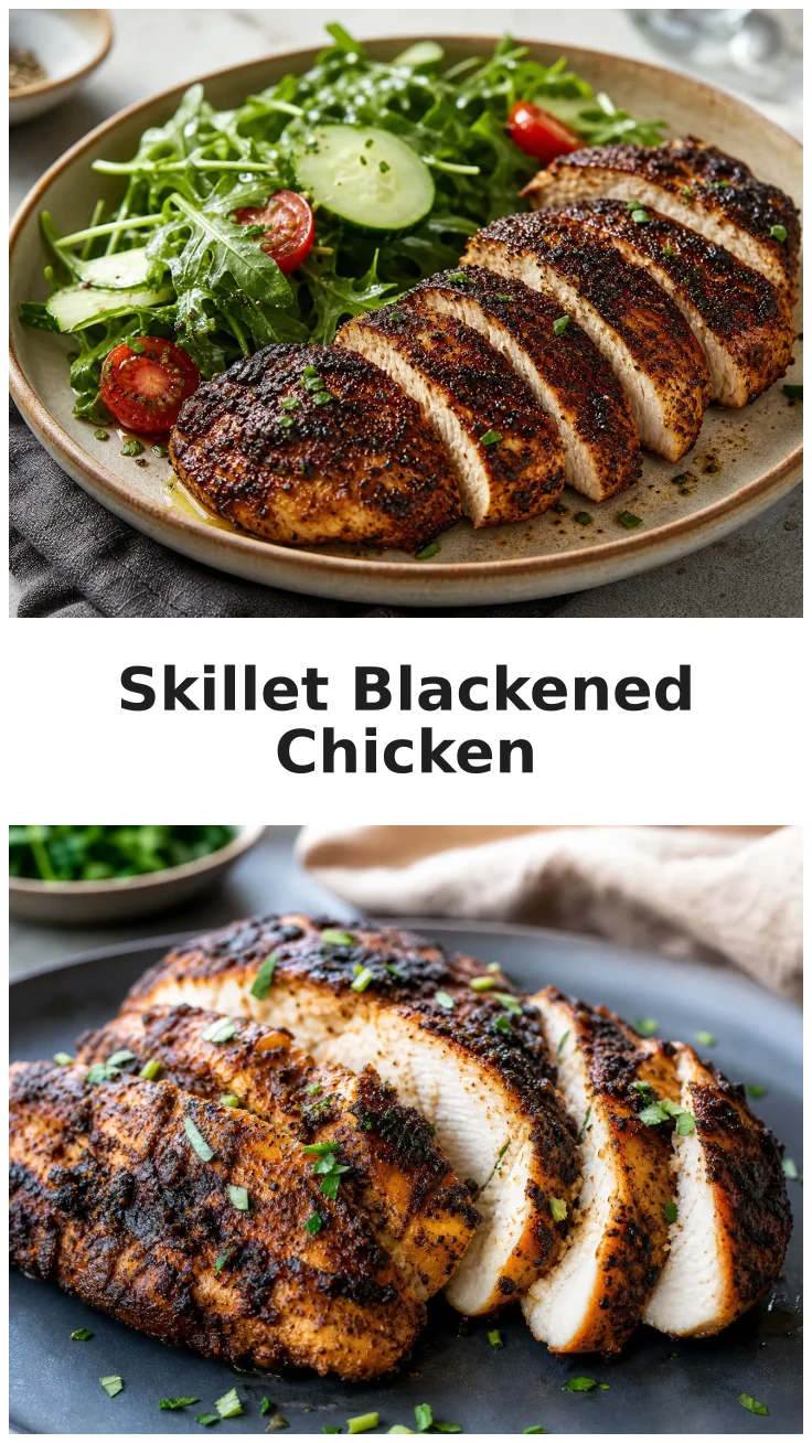 Crispy Skillet Blackened Chicken Recipe for Flavorful Meals Crispy Skillet Blackened Chicken Recipe for Flavorful Meals