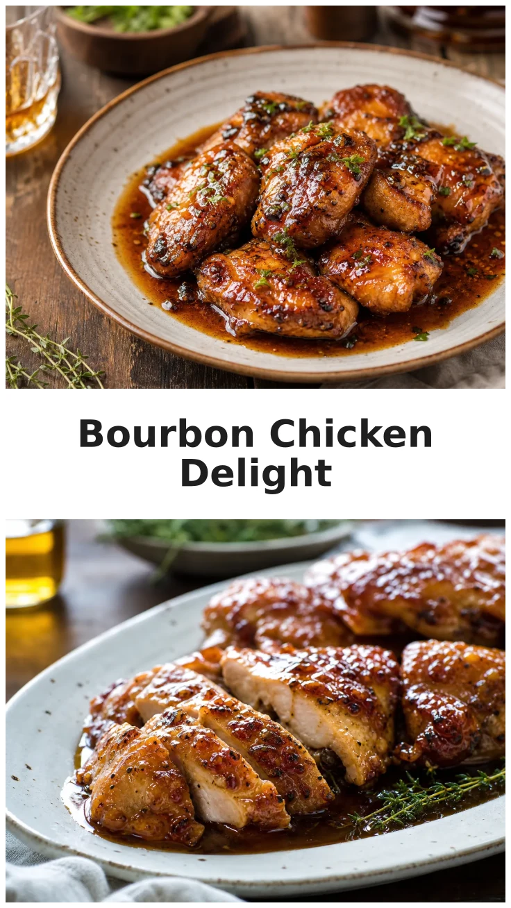 Sticky Skillet Bourbon Chicken Recipe to Savor