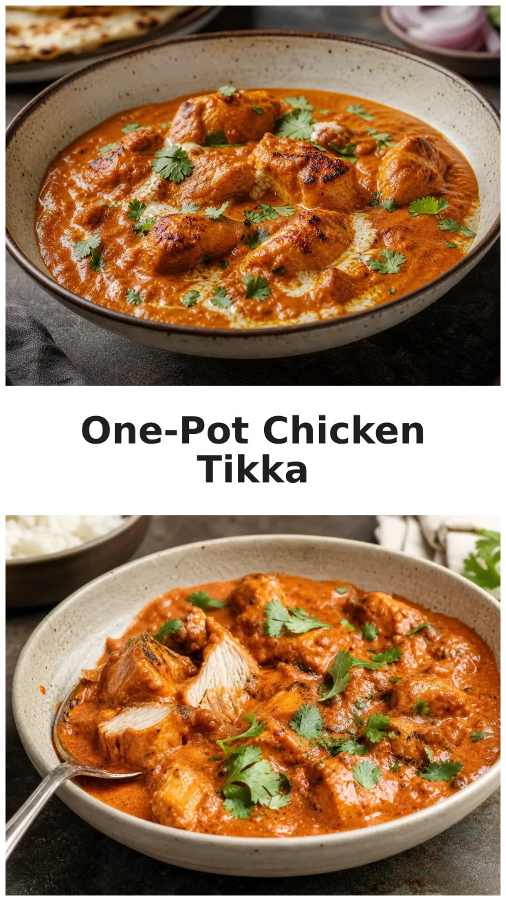 Creamy One-Pot Chicken Tikka Masala Recipe You’ll Love Creamy One-Pot Chicken Tikka Masala Recipe You’ll Love