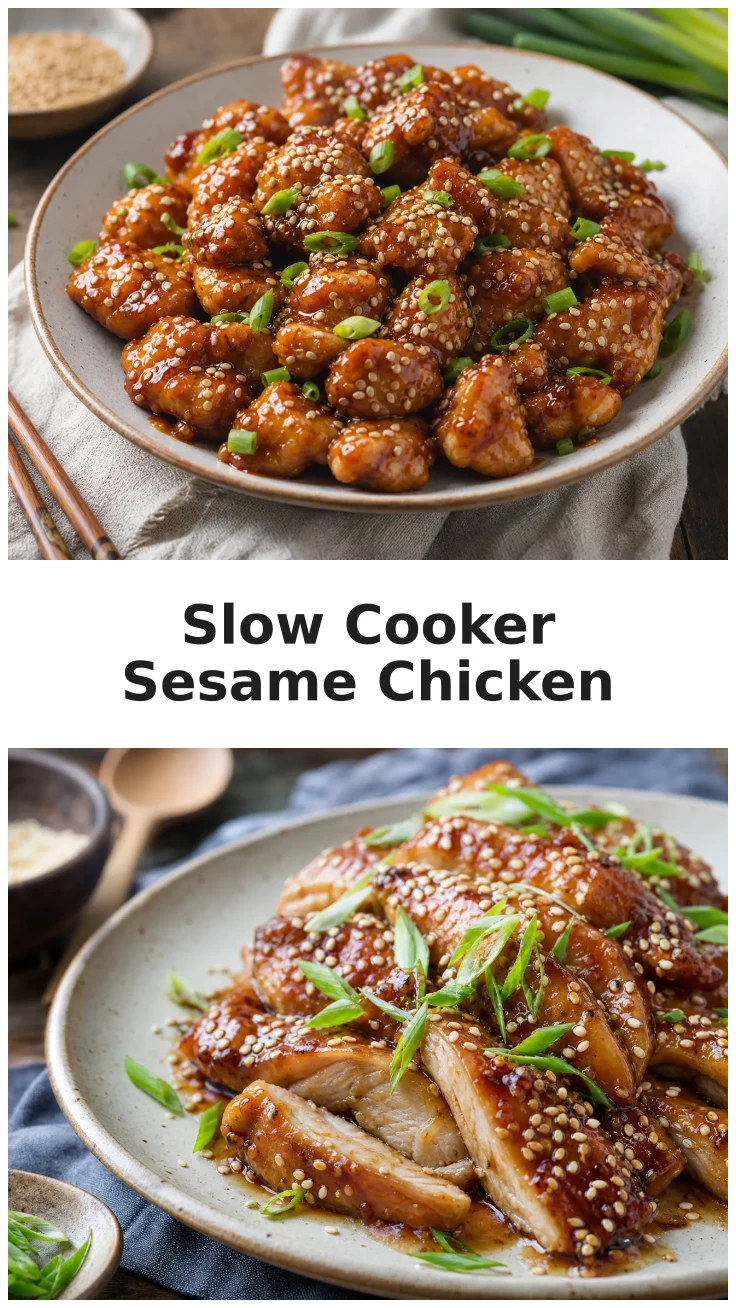 Sticky Slow Cooker Sesame Chicken Recipe You’ll Love