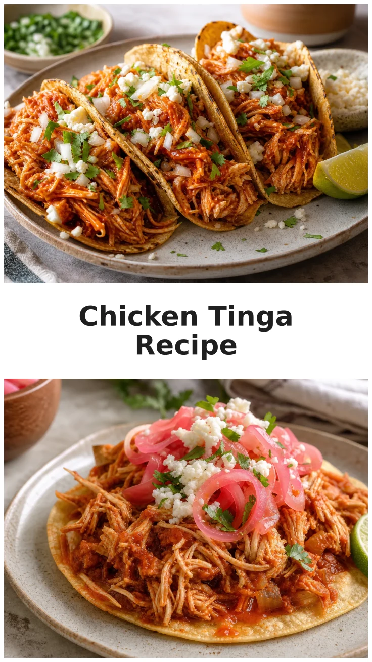 Smoky Slow Cooker Chicken Tinga Recipe for Easy Meals Smoky Slow Cooker Chicken Tinga Recipe for Easy Meals