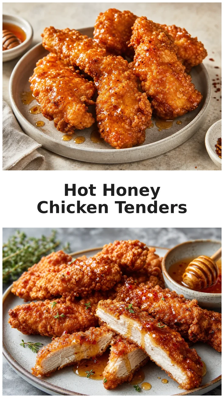 Crispy Deep Fried Hot Honey Chicken Tenders Recipe Crispy Deep Fried Hot Honey Chicken Tenders Recipe