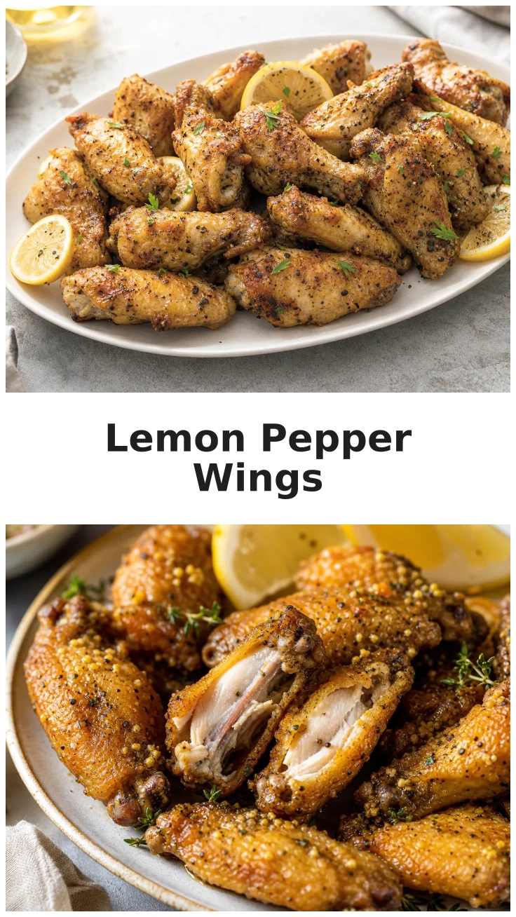 Crispy Deep Fried Lemon Pepper Chicken Wings Recipe Crispy Deep Fried Lemon Pepper Chicken Wings Recipe