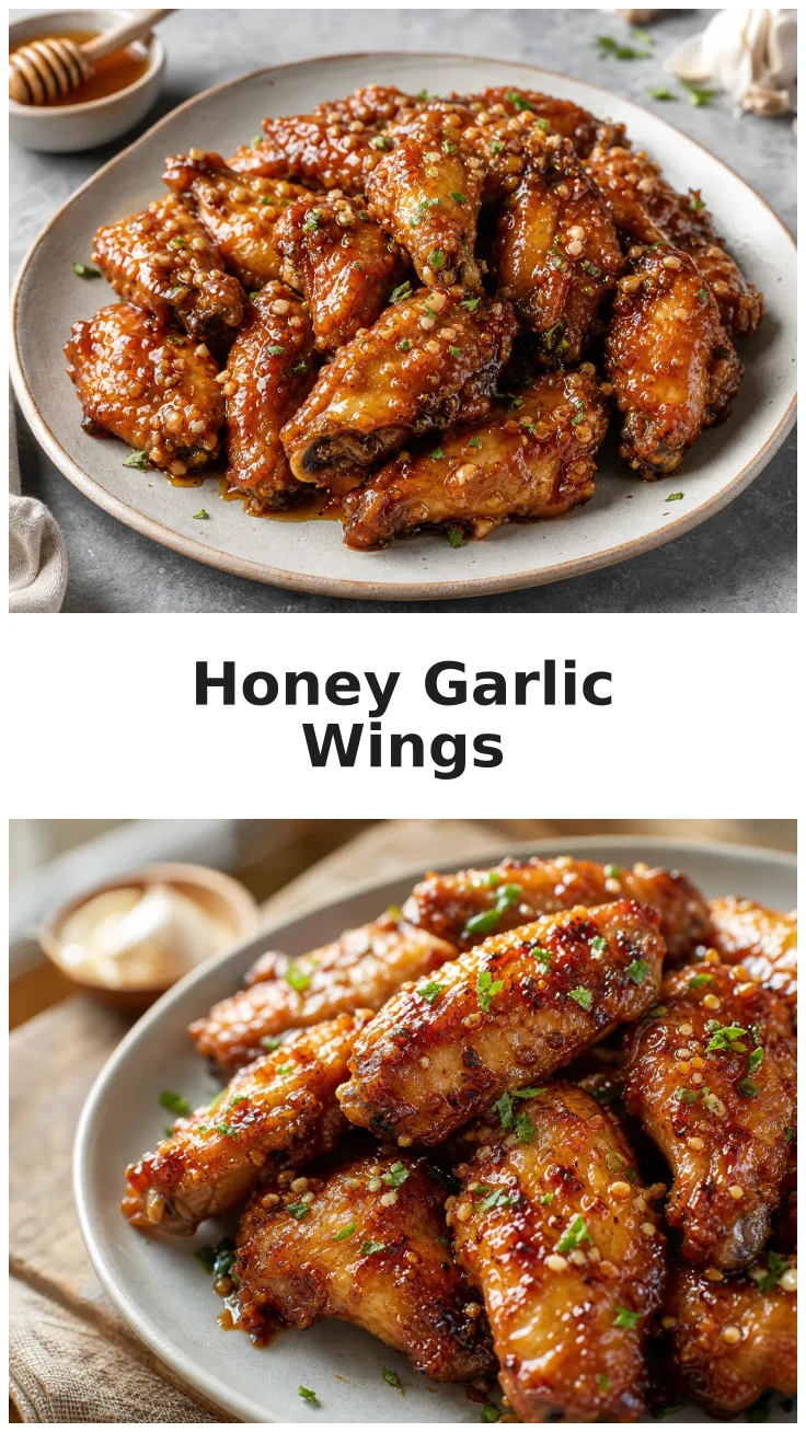 Sticky Deep Fried Honey Garlic Chicken Wings Recipe Sticky Deep Fried Honey Garlic Chicken Wings Recipe