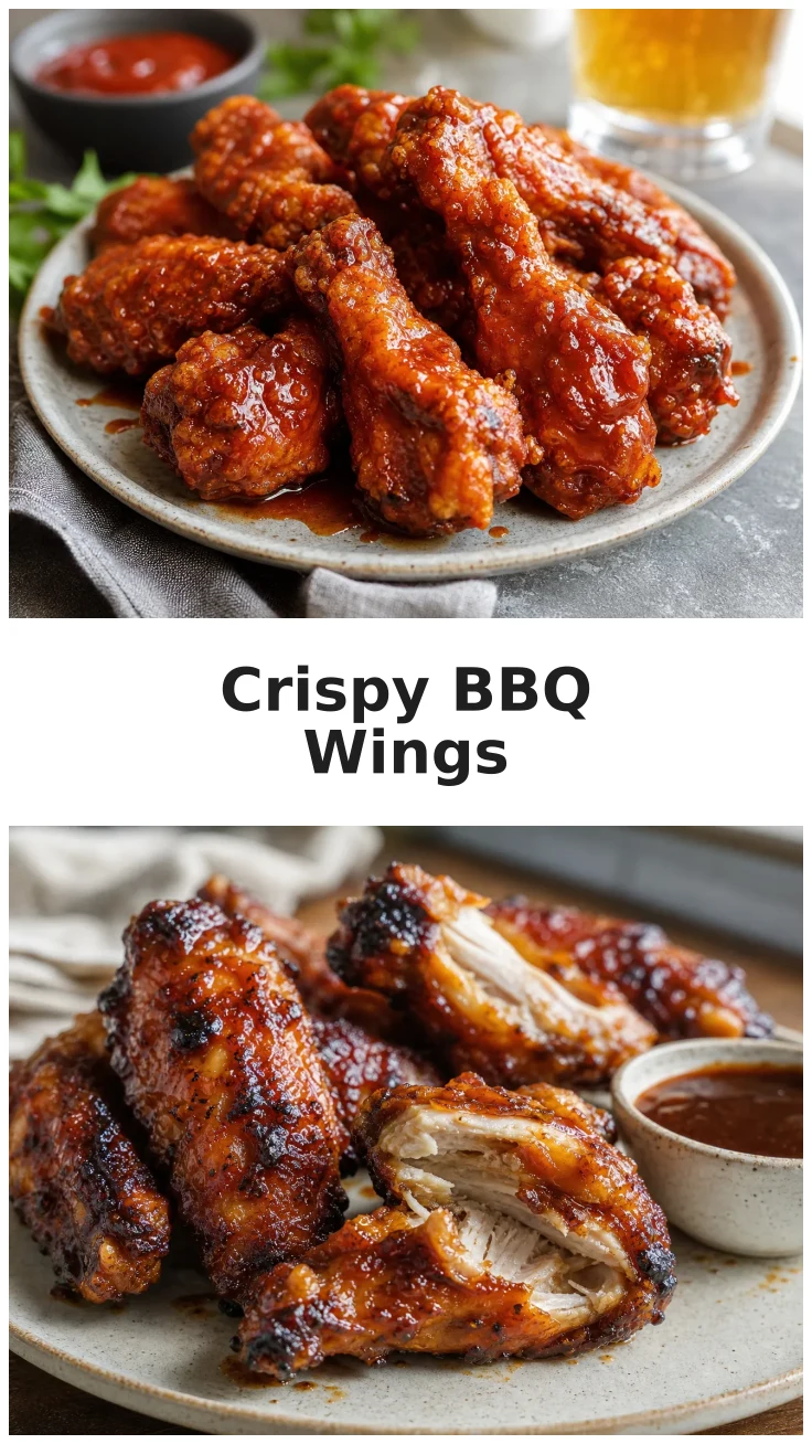 Crispy Deep Fried BBQ Chicken Wings Recipe for Game Day Crispy Deep Fried BBQ Chicken Wings Recipe for Game Day