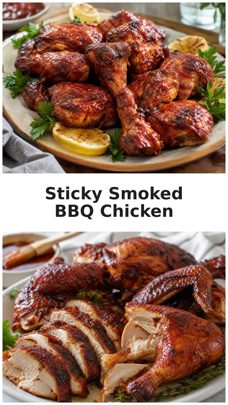 Sticky Smoked BBQ Chicken Recipe for Summer Gatherings