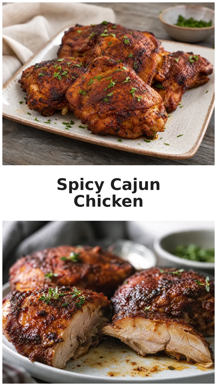 Spicy Smoked Cajun Chicken Thighs Recipe for Flavorful BBQ