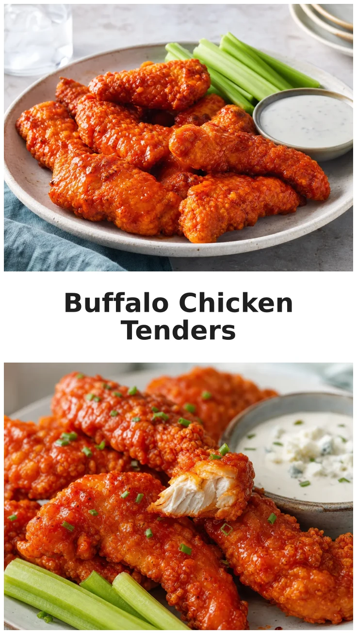 Juicy Buffalo Chicken Tenders Air Fryer Recipe