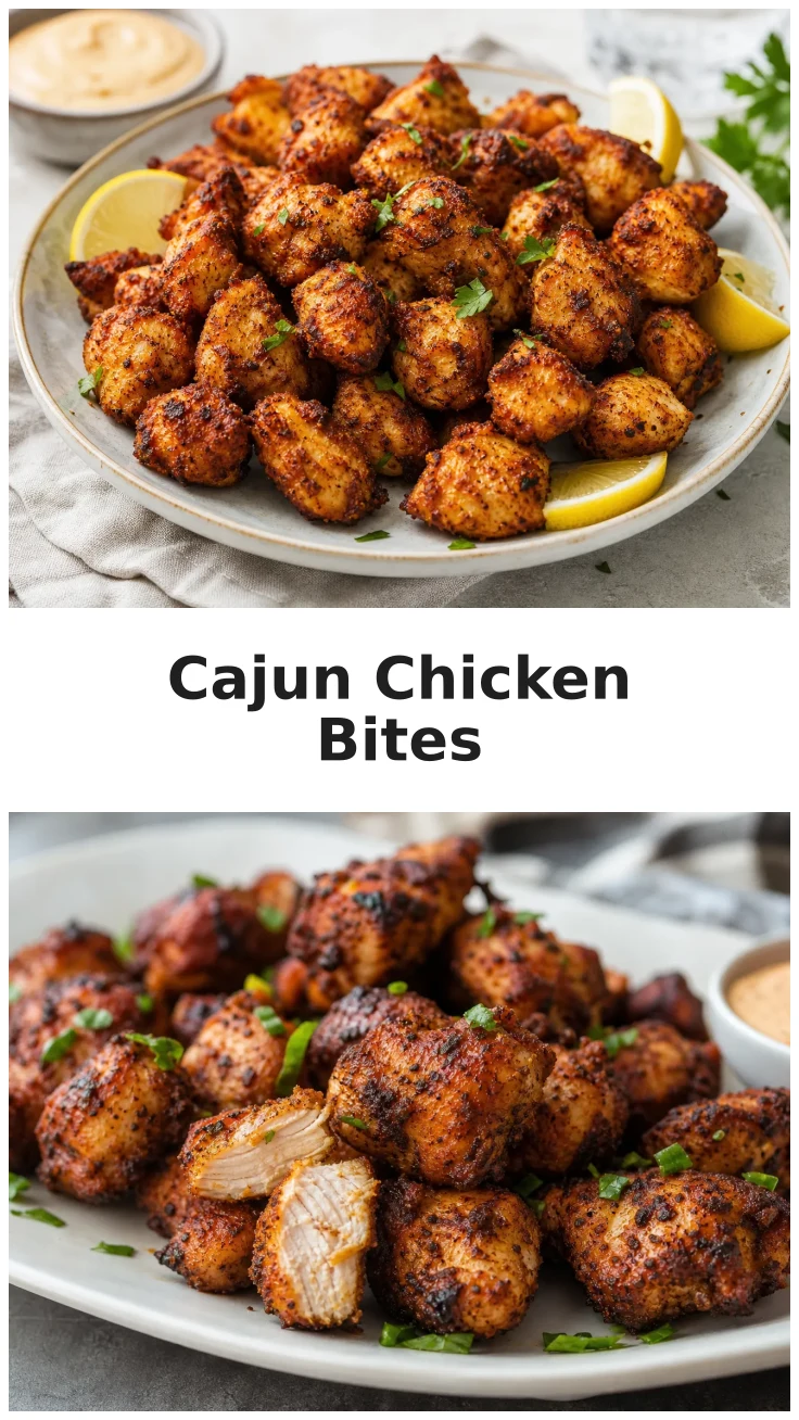 Flavorful Cajun Chicken Bites Air Fryer Recipe for Quick Dinners Flavorful Cajun Chicken Bites Air Fryer Recipe for Quick Dinners