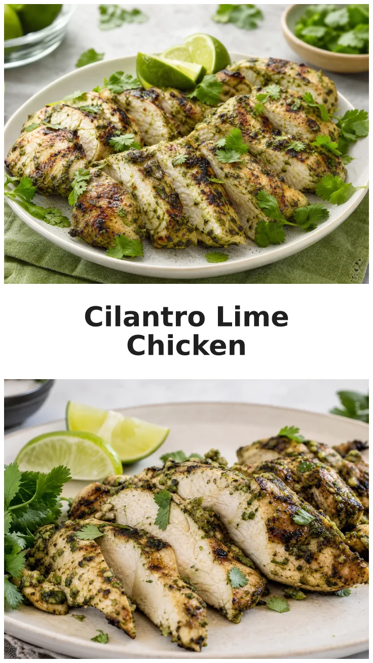 Fresh Grilled Cilantro Lime Chicken Recipe for Summer BBQs