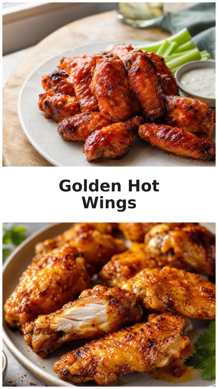 Crispy Golden Hot Wings In Air Fryer Recipe Crispy Golden Hot Wings In Air Fryer Recipe