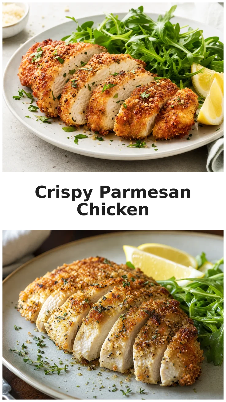 Juicy Crispy Parmesan Chicken Air Fryer Recipe