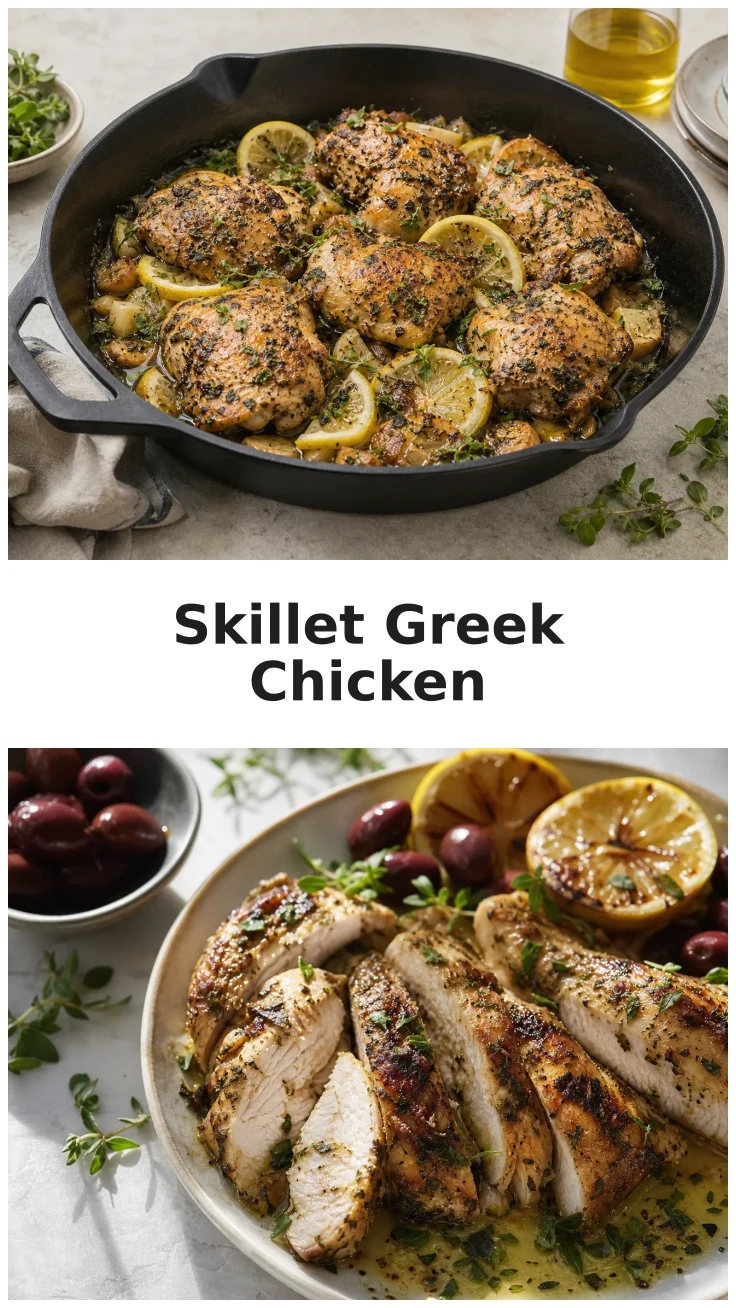 Delicious Fresh Skillet Greek Chicken Recipe Delicious Fresh Skillet Greek Chicken Recipe