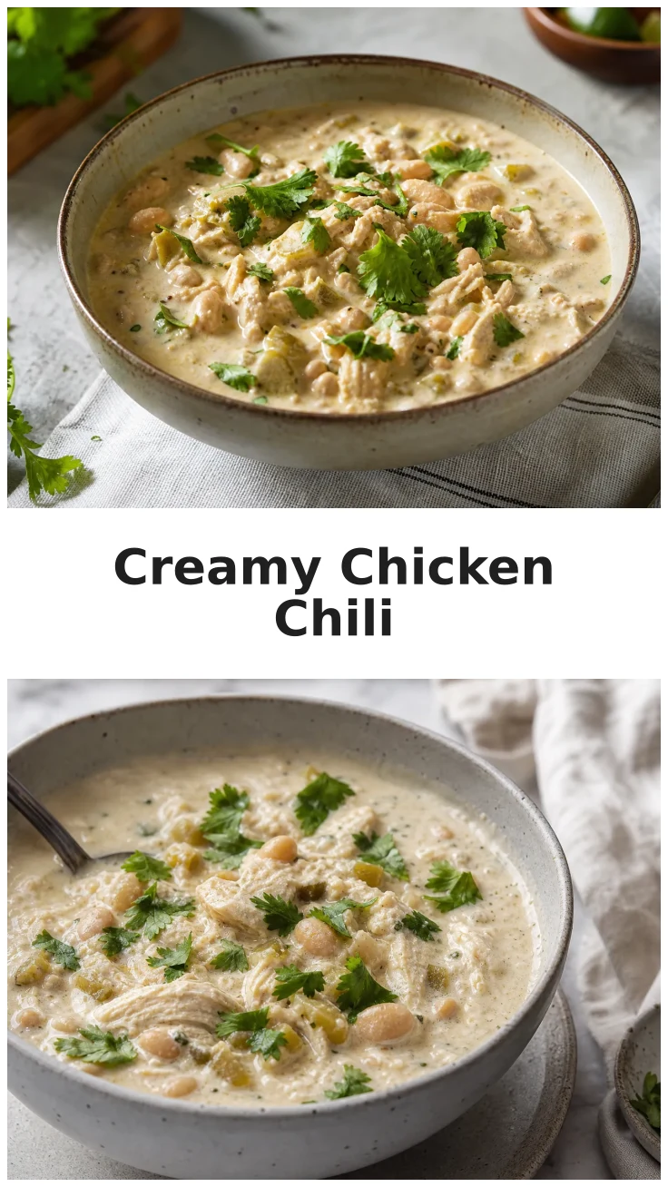 Creamy Slow Cooker White Chicken Chili for Cozy Nights