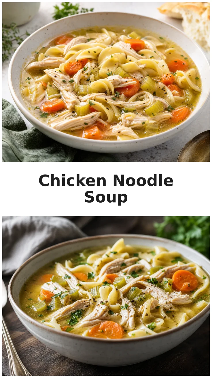 Hearty Slow Cooker Chicken Noodle Soup Recipe for Comforting Meals
