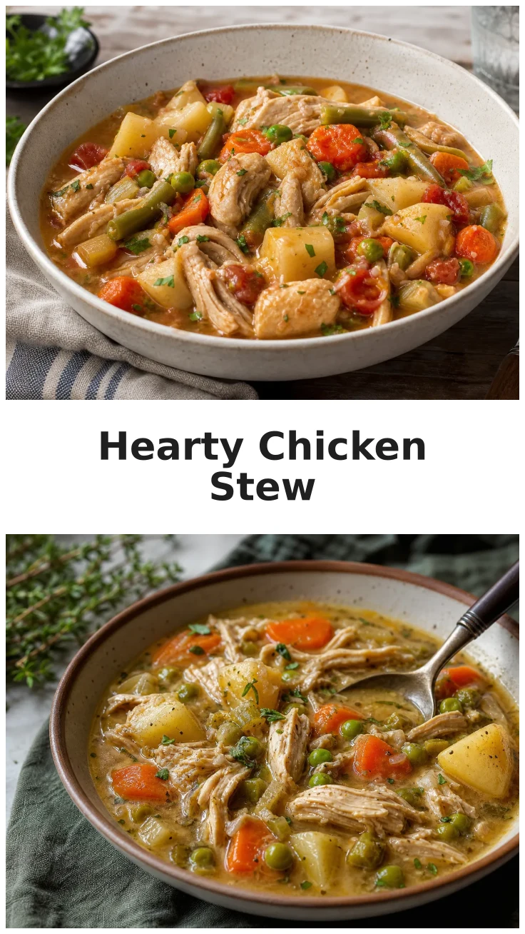 Hearty Slow Cooker Chicken Stew for Cozy Nights