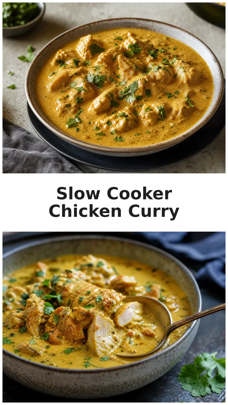 Creamy Slow Cooker Chicken Curry Recipe for Cozy Nights