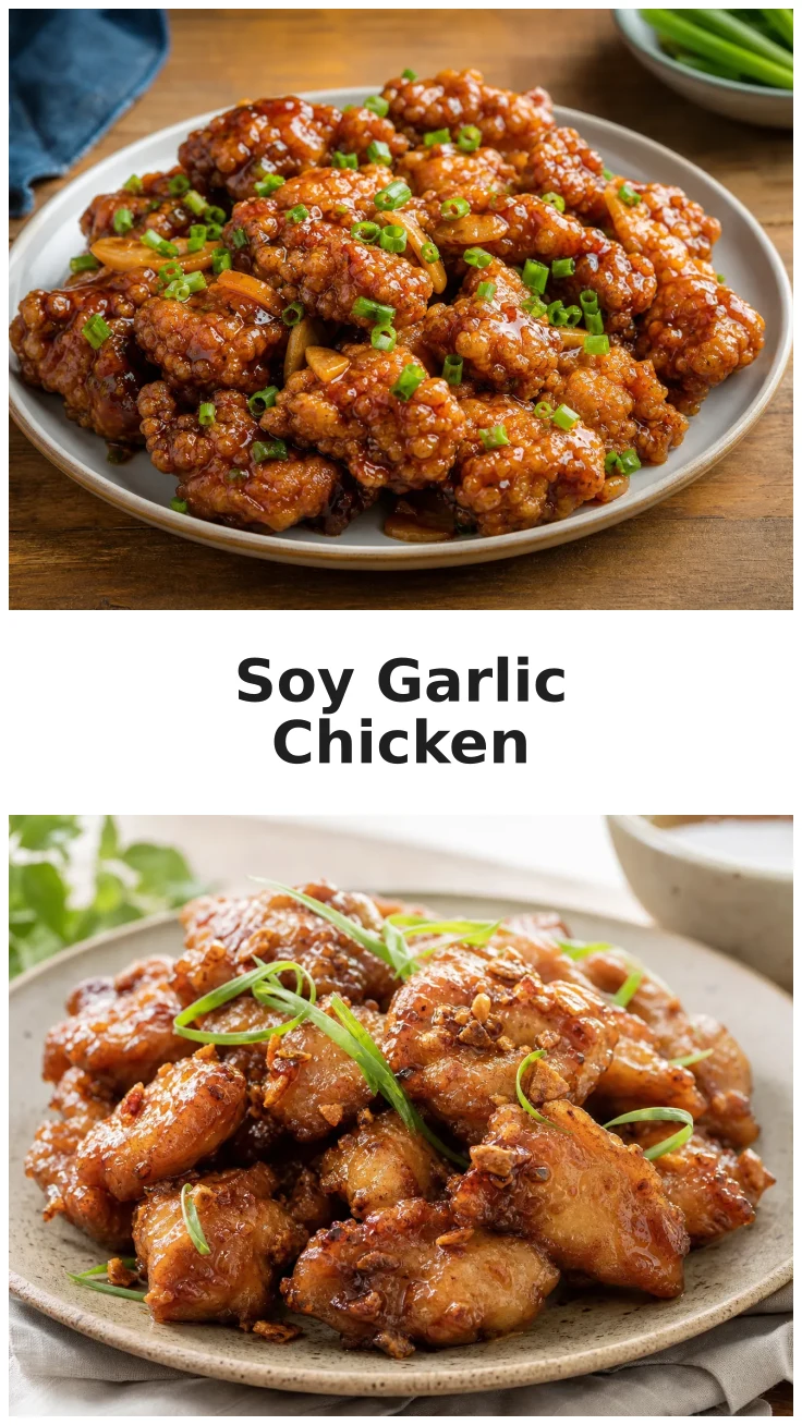 Sticky Deep Fried Soy Garlic Chicken Recipe for Your Next Gathering