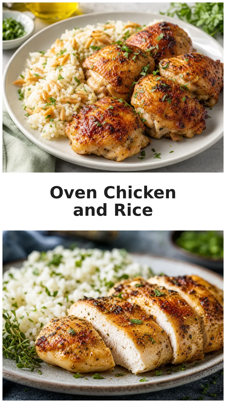 Golden Oven Chicken and Rice for Cozy Family Dinners Golden Oven Chicken and Rice for Cozy Family Dinners