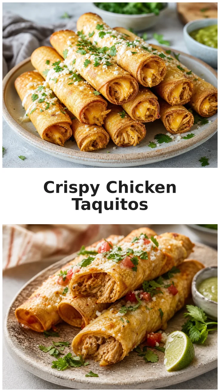 Crispy Oven Chicken Taquitos Recipe for Delicious Snacking Crispy Oven Chicken Taquitos Recipe for Delicious Snacking