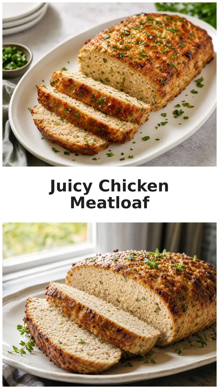 Juicy Oven Chicken Meatloaf Recipe for Comforting Dinners Juicy Oven Chicken Meatloaf Recipe for Comforting Dinners