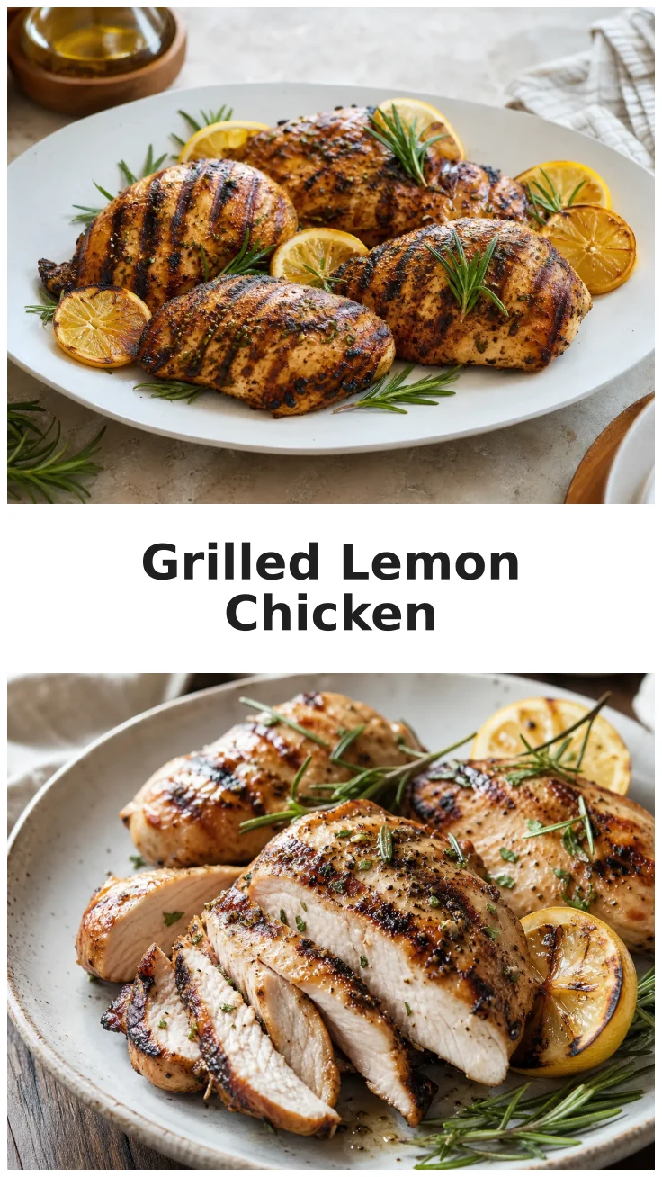 Fresh Grilled Rosemary Lemon Chicken for Summer Cookouts