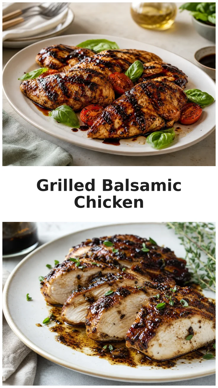 Deliciously Glossy Grilled Balsamic Chicken Recipe for Summer Deliciously Glossy Grilled Balsamic Chicken Recipe for Summer
