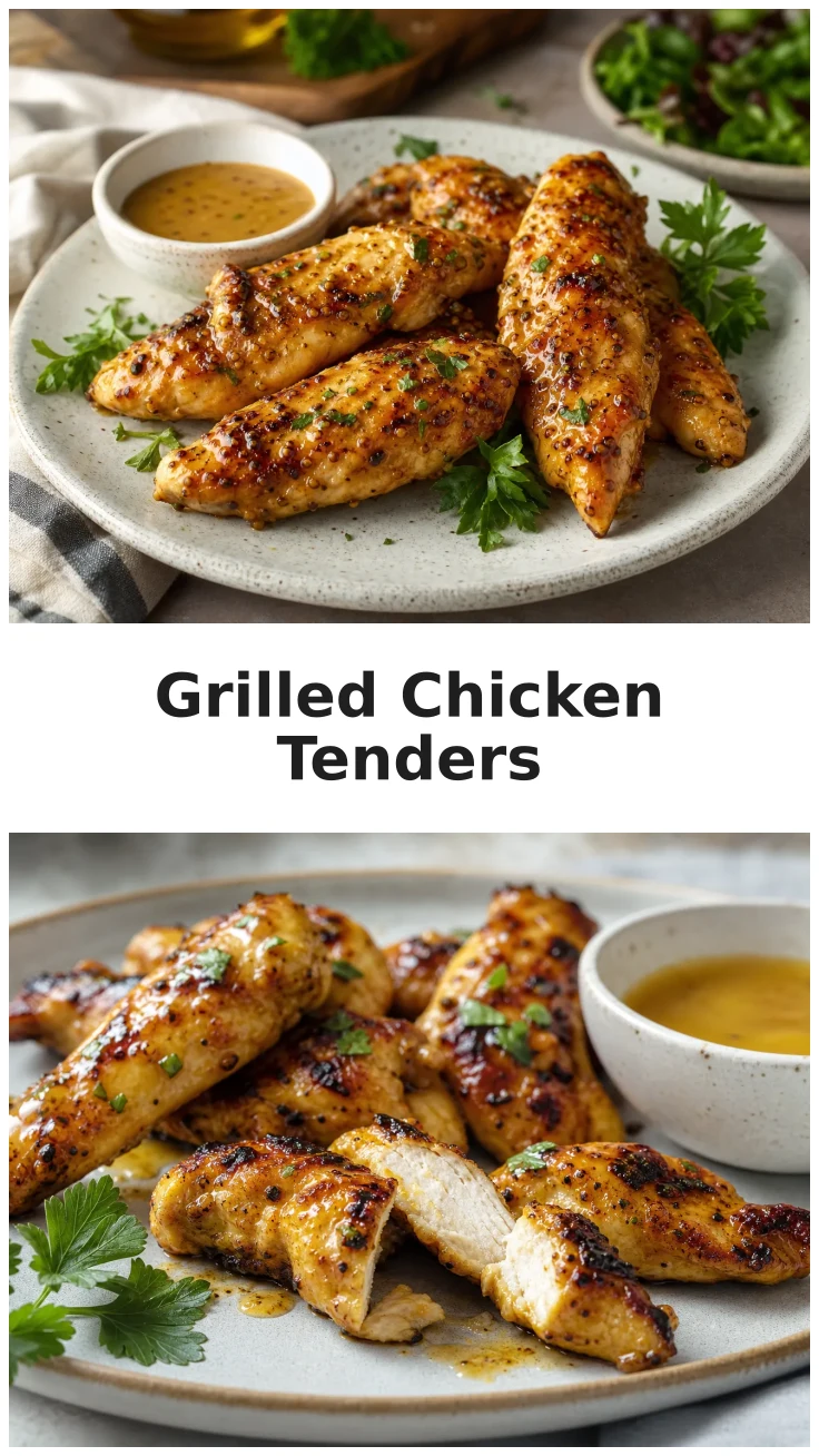 Juicy Grilled Honey Mustard Chicken Tenders Recipe Juicy Grilled Honey Mustard Chicken Tenders Recipe