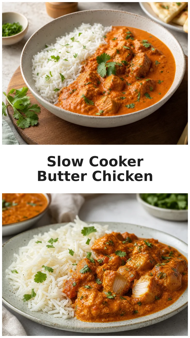 Creamy Slow Cooker Butter Chicken Recipe for Cozy Nights Creamy Slow Cooker Butter Chicken Recipe for Cozy Nights