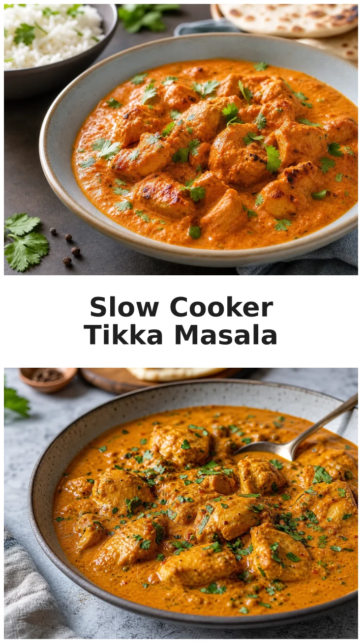 Creamy Slow Cooker Chicken Tikka Masala Recipe Creamy Slow Cooker Chicken Tikka Masala Recipe