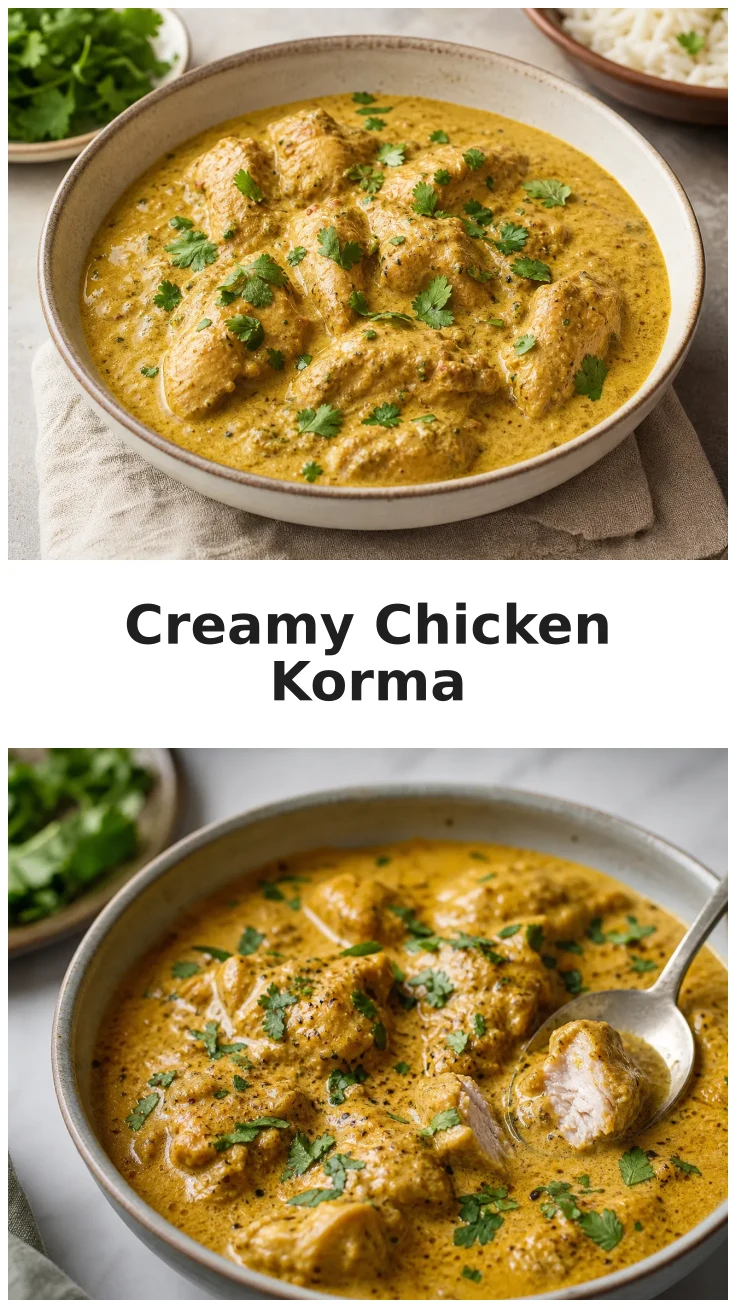 Creamy Slow Cooker Chicken Korma Recipe for Cozy Nights Creamy Slow Cooker Chicken Korma Recipe for Cozy Nights