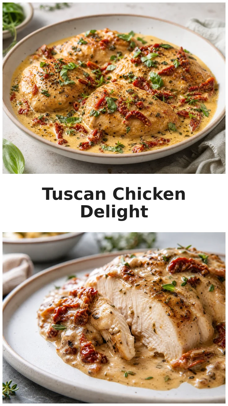 Creamy Slow Cooker Tuscan Chicken Recipe for Cozy Dinners