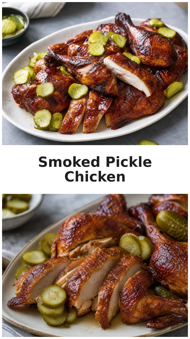 Juicy Smoked Pickle Brined Chicken Recipe