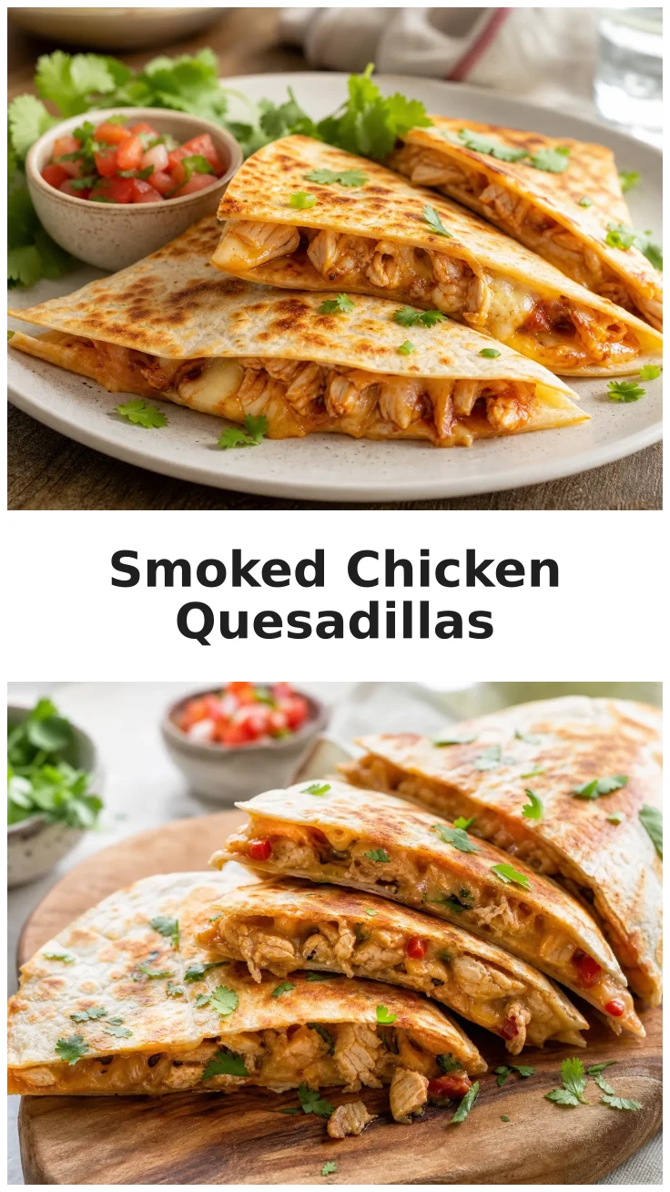 Cheesy Smoked Chicken Quesadillas for Your Next Gathering
