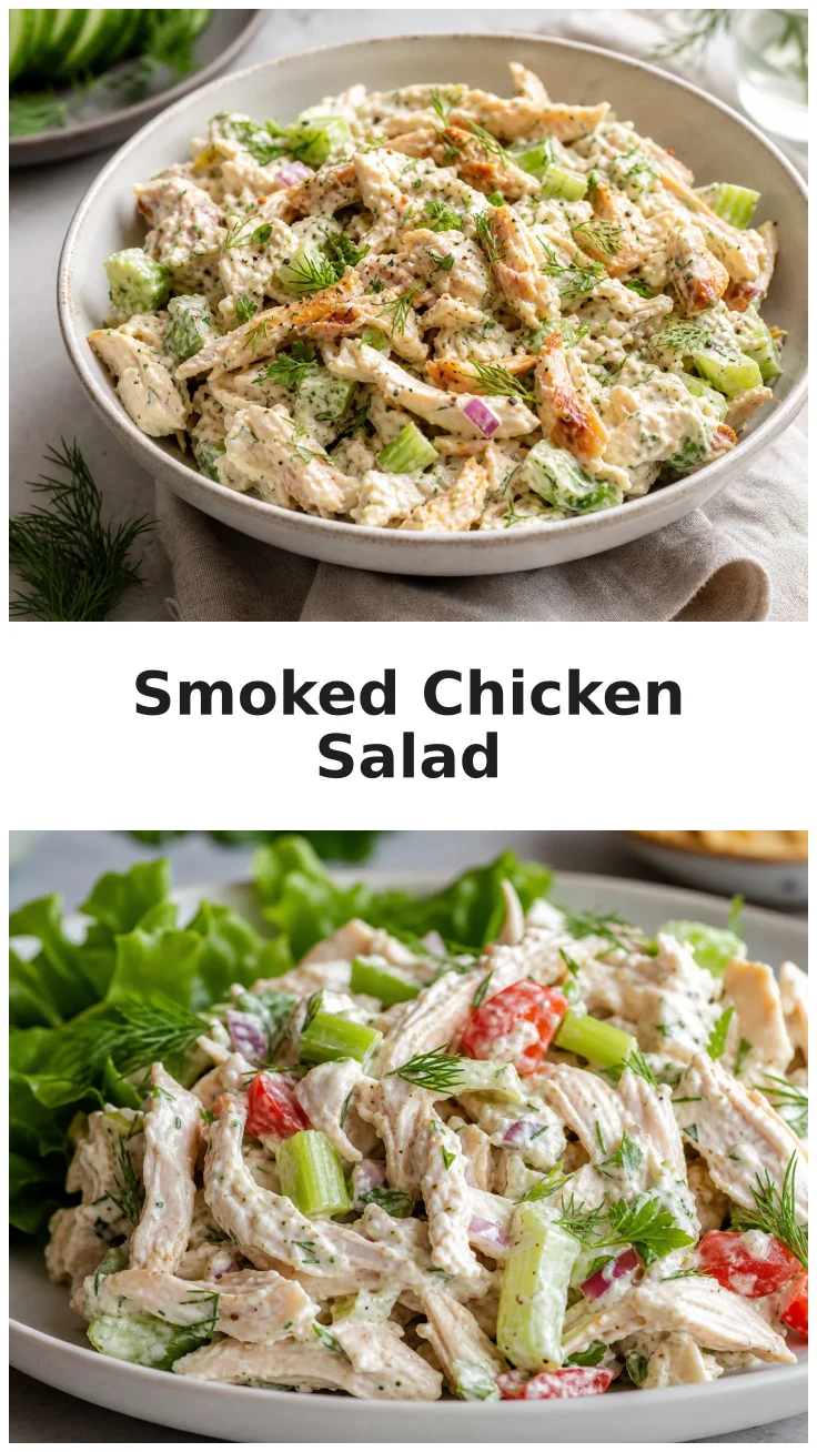 Creamy Smoked Chicken Salad Recipe for Summer Gatherings Creamy Smoked Chicken Salad Recipe for Summer Gatherings