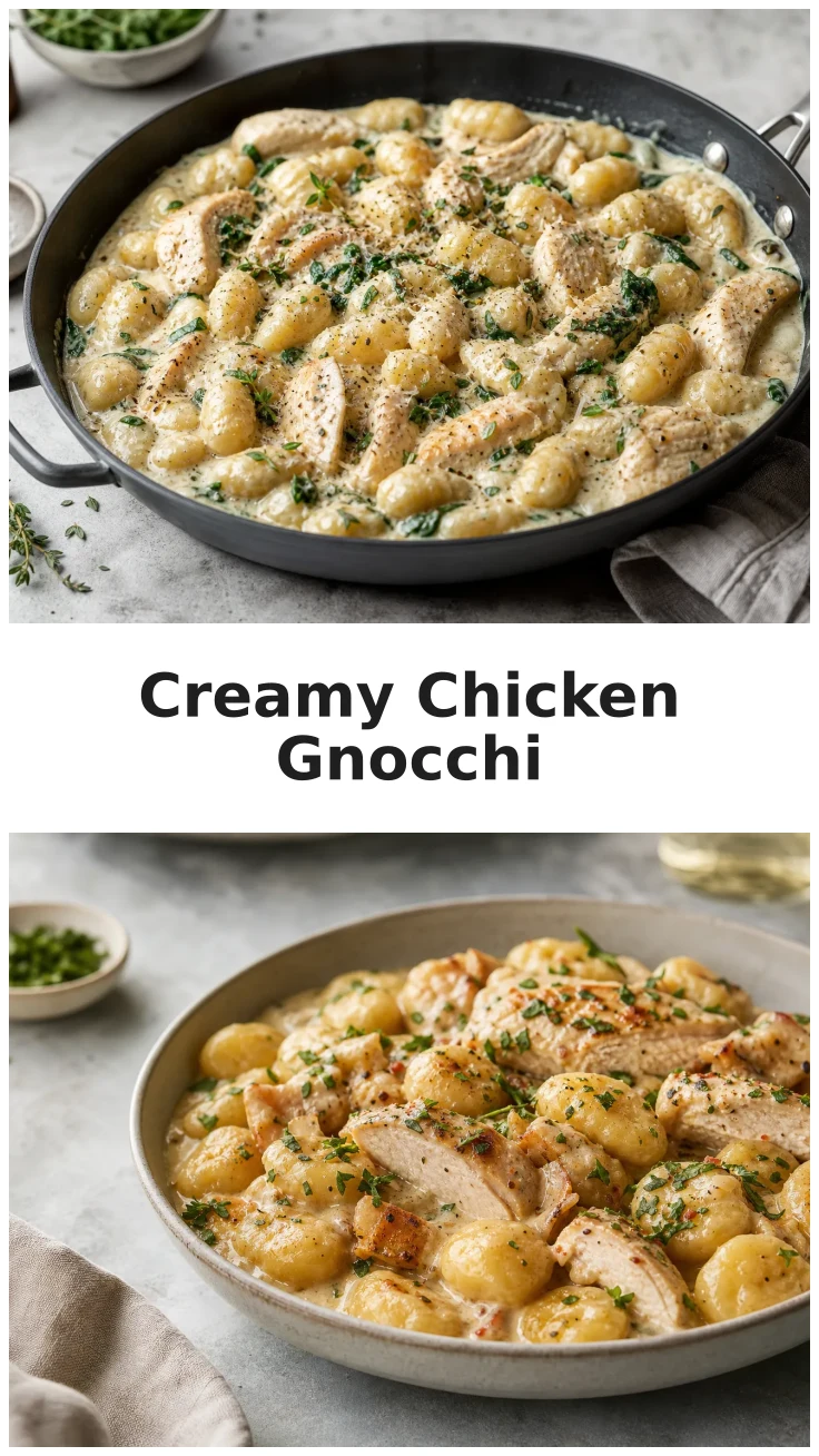 Creamy Skillet Chicken Gnocchi Recipe for Cozy Dinners Creamy Skillet Chicken Gnocchi Recipe for Cozy Dinners